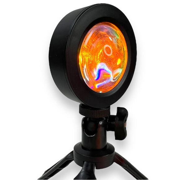 Sunset Projection Lamp 360 Degree Swivel Tripod Selfie Atmosphere Mood Light USB - Picture 12 of 13